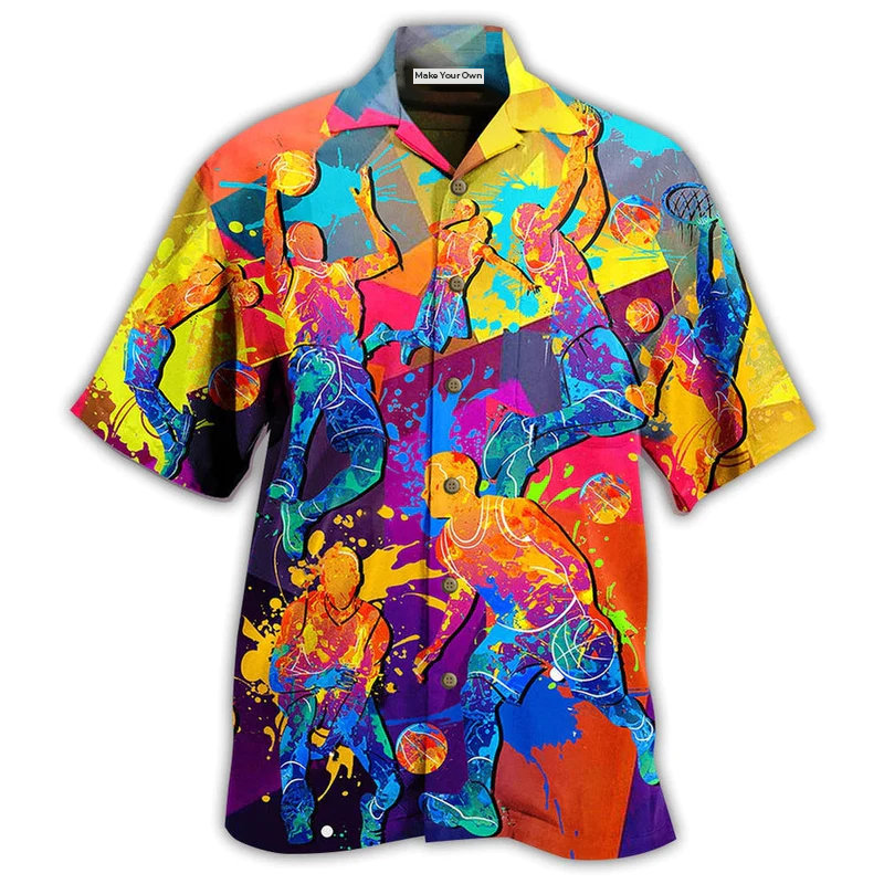 Basketball Love Color - Hawaiian Shirt