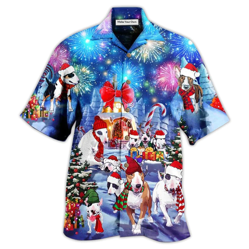 Bully Dog Merry Christmas - Hawaiian Shirt