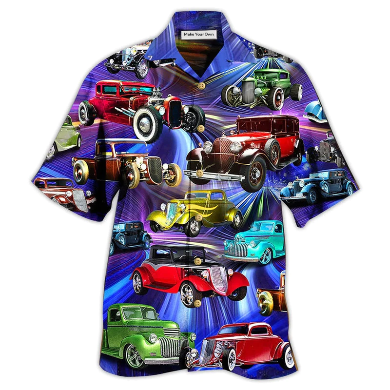 Car Green Red To Dream Stunning Style - Hawaiian Shirt