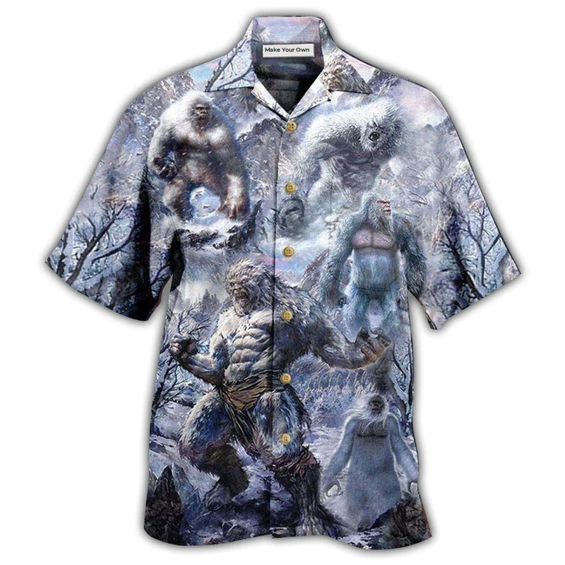 Gorilla Animals YetiI Believe - Hawaiian Shirt