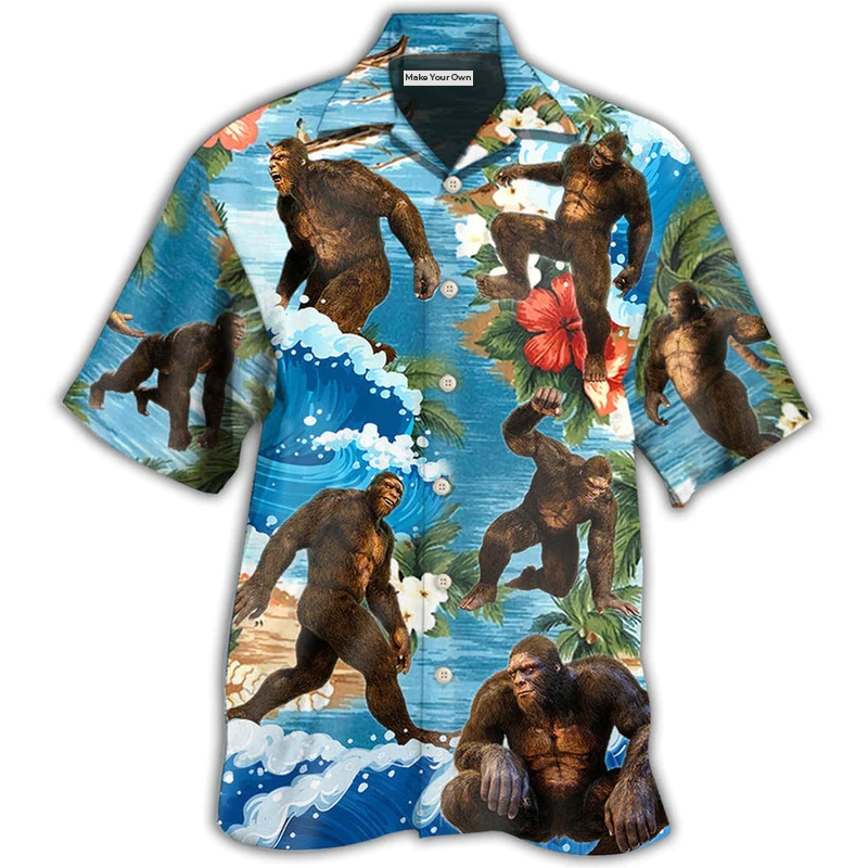 Bigfoot Tropical Style - Hawaiian Shirt