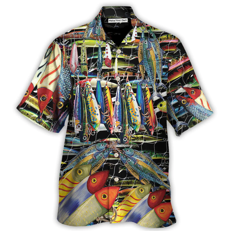 Fishing A Little Bait Catches A Big Fish - Hawaiian Shirt