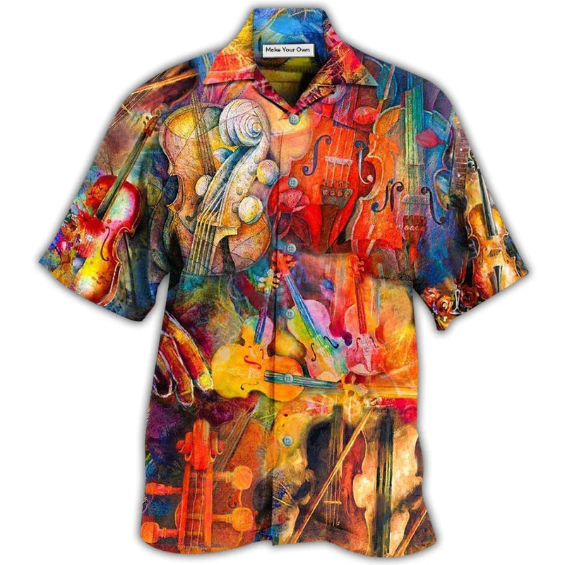 Violin Music Is My Soul Mix Color - Hawaiian Shirt