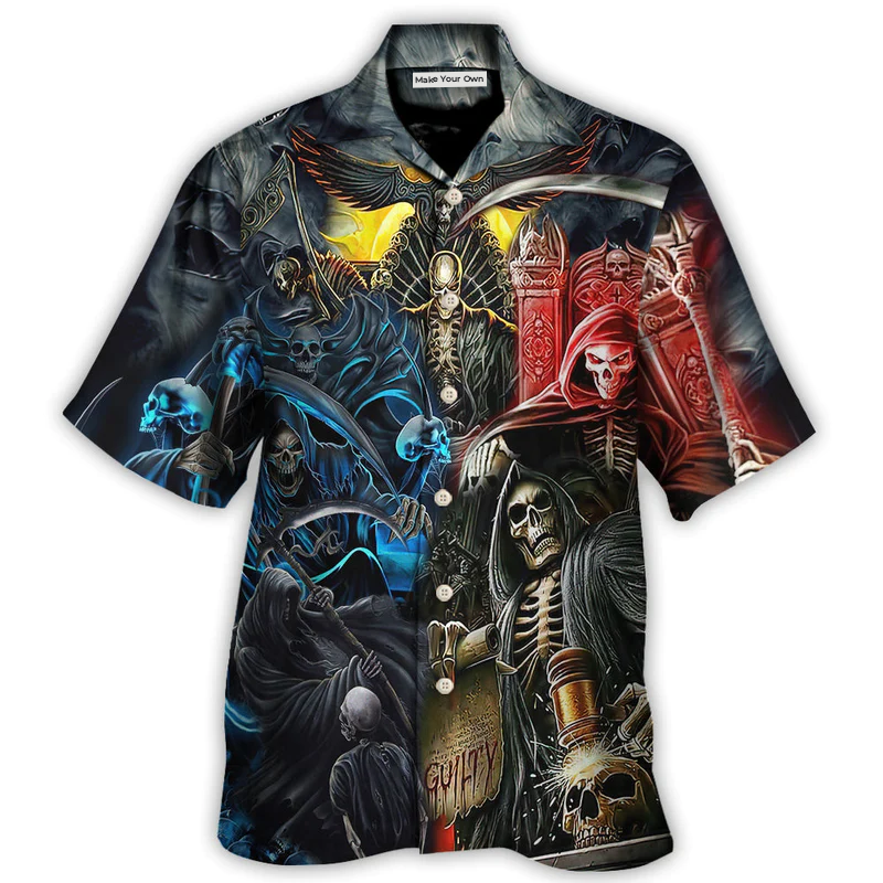 Skull Judgment Of Death Area - Hawaiian Shirt