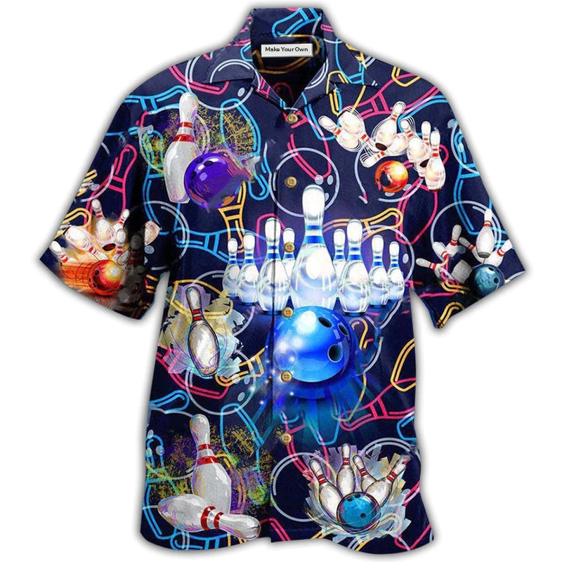 Bowling Let The Good Times - Hawaiian Shirt