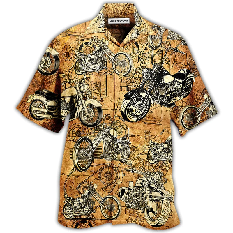 Motorcycle Vintage I'm Cool - Hawaiian Shirt
