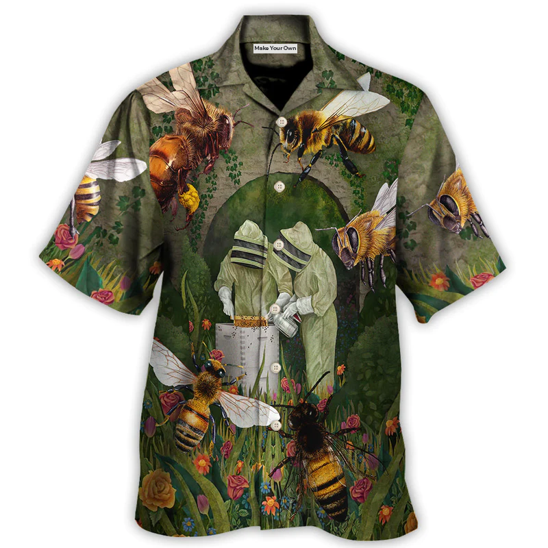 Bee Alert Beekeeper Vintage Style - Hawaiian Shirt
