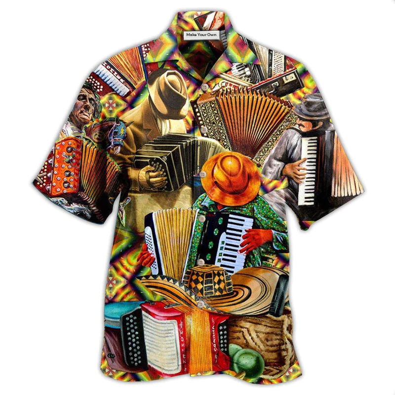 Accordion Music Where Words Failed Accordion Speaks - Hawaiian Shirt