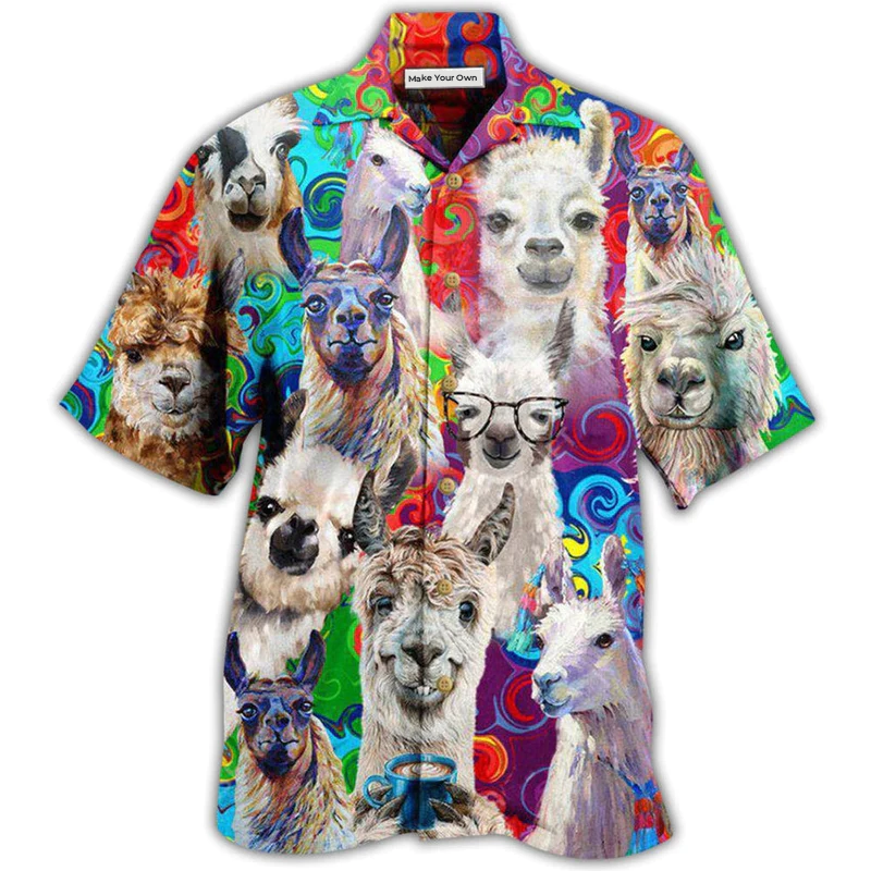 Llama Nah My Prob Llama - Hawaiian Shirt