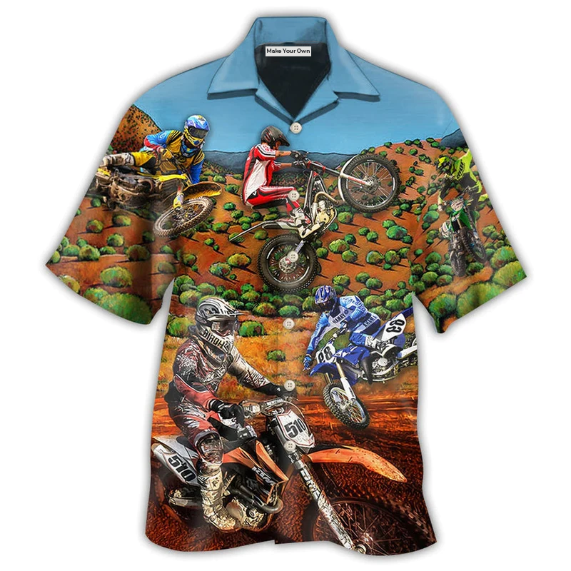 Bike Dirt Bike Cool Style - Hawaiian shirt