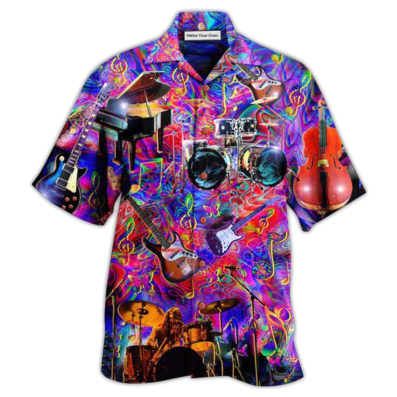 Music Is My Therapy Forever - Hawaiian Shirt
