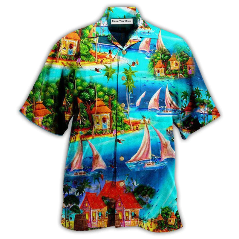 Hawaii Life Is A Beach - Hawaiian Shirt