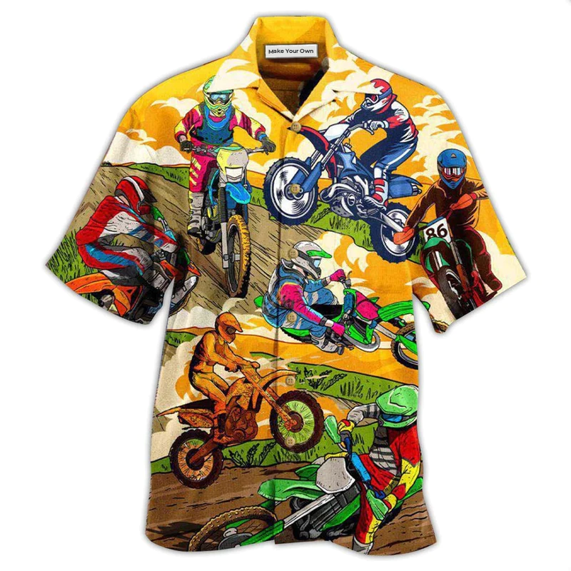 Motorcycle What Is Life Without A Little Risk I'm Cool - Hawaiian Shirt