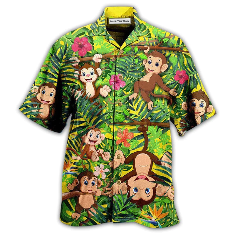 Monkey Animals Are My Spirit - Hawaiian Shirt