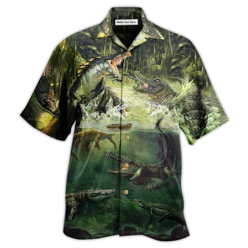 Crocodile Amazing Alligator - Hawaiian Shirt