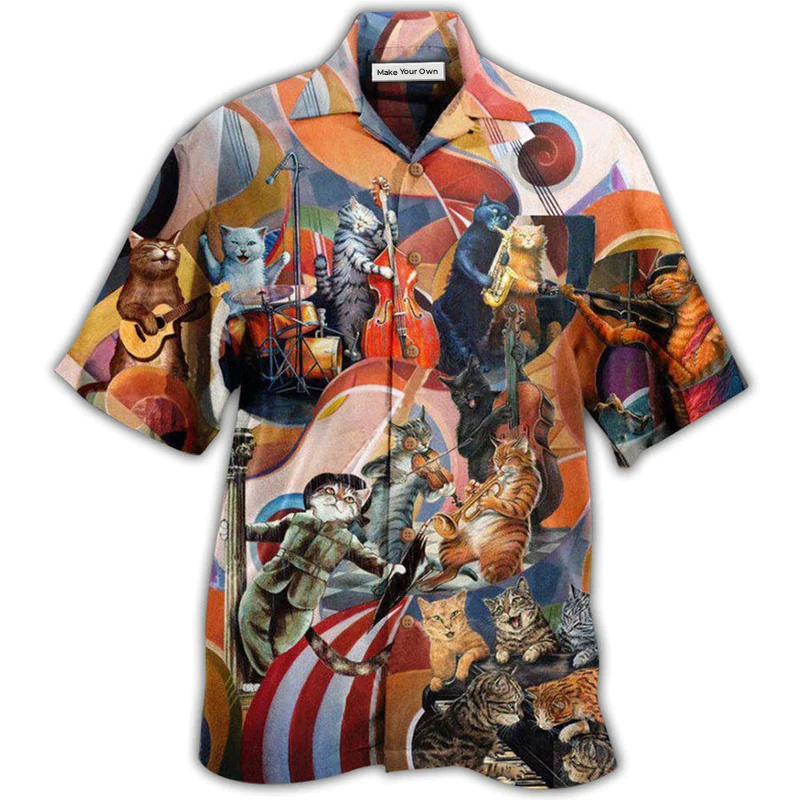 Cat Amazing Band - Hawaiian Shirt